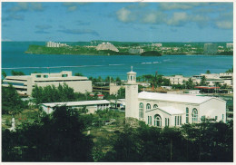 Delcampe - CPSM Iles Mariannes-Guam-Agana Bay-Timbre-RARE   L4805 - Autres & Non Classés