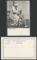 Delcampe - Egypt Old UB Postcard Native Egyptian Barber At Work With Scissors Cut Boys Hair - Sonstige & Ohne Zuordnung