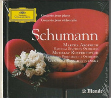 Delcampe - CD SCHUMANN Concerto Piano Violoncelle MARTHA ARGERICH TTB état Encore Sous Blister Jamais Ouvert - Klassik
