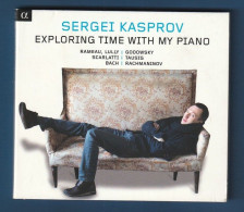 Delcampe - Cd SERGEI KASPROV Exploring Time With My Piano Bach Rameau Lully Scarlatti ... Etat:   TTB - Klassik