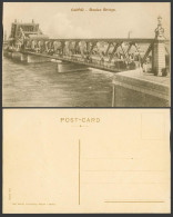 Delcampe - Egypt Old Postcard Cairo Boulac Bridge Open Le Caire Bridge Al Boulac River 597. - Sonstige & Ohne Zuordnung