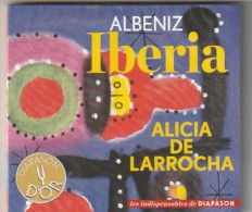 Delcampe - Cd ALBENIZ IBERIA Alicia De Larrocha édt: Les Indispensables Diapason Or Etat: TTB Port 70 GR - Klassik
