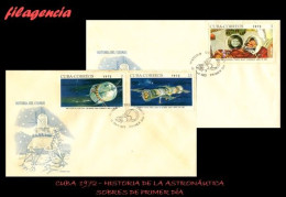 Delcampe - CUBA SPD-FDC. 1972-06 XI ANIVERSARIO DEL PRIMER VUELO ESPACIAL TRIPULADO - FDC