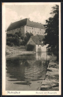 Delcampe - AK Mellrichstadt, Rentamt Mit Burgmühle, Ortspartie Am Flussufer - Mellrichstadt