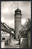 Delcampe - AK Mellrichstadt, Bürgerturm Und Fachwerkhaus - Mellrichstadt