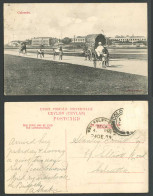 Delcampe - Ceylon 1909 Old Postcard Colombo Street Scene Native Coolie Rickshaw Cart, Skeen - Sri Lanka (Ceylon)
