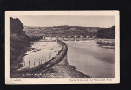 Delcampe - 47 – Agen – Vue De La Garonne, Le Pont-canal – Édition N.D. – Non Circulée - Agen