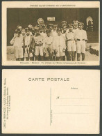 Delcampe - Burma Old Postcard Bassein European Boys' School Burmese Schoolboys Saint-Joseph - Myanmar (Birma)