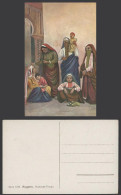Delcampe - Egypt R. Carl L. Old Postcard Arabische Frauen Native Veiled Arab Women Costumes - Sonstige & Ohne Zuordnung