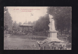 Delcampe - 47 – Agen – Promenade Du Gravier, Le Kiosque Et "L’Étoile Du Berger" – Cliché Des Grandes Galeries Modernes – Non Circul - Agen