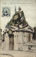 Delcampe - CPA Paris Place De La Concorde Statue De Strasbourg - Altri Monumenti, Edifici