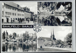Delcampe - Saalfeld Saale Hotel Anker Gondelsation Markt - Saalfeld