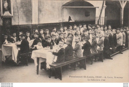 Delcampe - ORAN - ALGERIE - PENSIONNAT SAINT - LOUIS - A. LAVIE , DIRECTEUR - LE REFECTOIRE D ' ETE -  ENFANTS ATTABLES - 2 SCANS - Oran