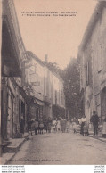 Delcampe - 47) ASTAFFORT - RUE DU COMMERCE - VUE  DESCENDANTE - ANIMATION - HABITANTS  - ( 2 SCANS ) - Astaffort
