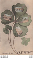 Delcampe - L23-47) ASTAFFORT - SOUVENIR -  TREFLE A QUATRE FEUILLES MULTIVUES EDIT J.TAPIE , AUCH - 1907 - ( 2 SCANS ) - Astaffort