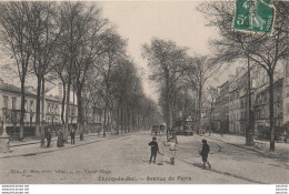 Delcampe - L34-94) CHOISY LE ROI - AVENUE DE PARIS  - ANIMATION - HABITANTS - TRAMWAY - EN 1909 - Choisy Le Roi