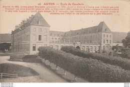 Delcampe - L32-71) AUTUN - ECOLE DE  CAVALERIE - ( 2 SCANS ) - Autun