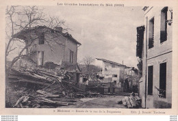 Delcampe - 82) MOISSAC - LES GRANDES INONDATIONS DU MIDI 1930 - ENTREE DE LA RUE DE LA BRIQUETERIE - 2 SCANS - Moissac