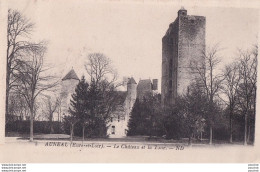 Delcampe - L15-28) AUNEAU - LE CHATEAU  ET LA TOUR - EN 1924 - ( 2 SCANS ) - Auneau