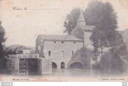 Delcampe - L11-46) CAHORS -  LE MOULIN DE COTY  - ( 2 SCANS ) - Cahors