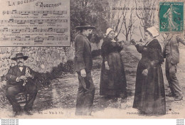 Delcampe - L10-  BOURREE D ' AUVERGNE - VIS A VIS - EDIT. BESSOT ET GUIONIE - BRIVE - FOLKLORE MUSIQUE ET DANSE - Dans