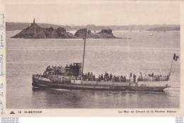 Delcampe - L9-35) SAINT - SERVAN - LE BAC DE DINARD ET  LE  ROCHER  BIZEUX - ( 2 SCANS ) - Saint Servan