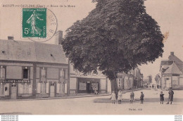 Delcampe - 18) BRINON SUR SAULDRE - CHER - ROUTE DE LA MOTTE - CAFE HOTEL DU DAUPHIN - ANIMATION - HABITANTS - EN 1910 - Brinon-sur-Sauldre
