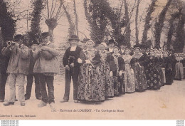 Delcampe - L17-56) ENVIRONS DE LORIENT - UN CORTEGE DE NOCE - EN 1912 - ( 2 SCANS ) - Lorient