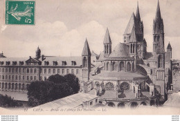 Delcampe - L16-14) CAEN - ABSIDE DE L ' ABBAYE AUX HOMMES  - EN 1911 -  ( 2 SCANS ) - Caen