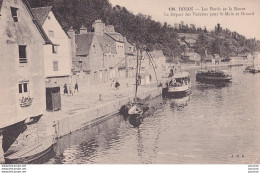 Delcampe - L12-22) DINAN - LES BORDS DE LA RANCE LE DEPART DES VEDETTES POUR SAINT MALO ET DINARD  - ( 2 SCANS ) - Dinan