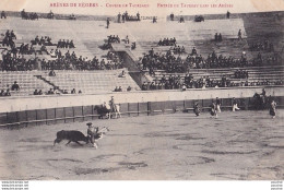 Delcampe - L12-34) ARENES  DE  BEZIERS - COURSE DE TAUREAUX - ENTREE DU TAUREAU DANS LES ARENES - CORRIDA - ( 2 SCANS ) - Beziers
