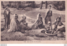 Delcampe - L38- SCENES ET TYPES - ALGERIE - UNE FAMILLE DE NOMADES - CORRESPONDANCE DE ORAN LE 5/11/1924 - ( 2 SCANS ) - Szenen