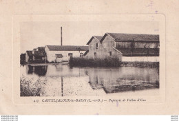 Delcampe - L38-47) CASTELJALOUX - PAPETERIE DE VALLON D ' EAU - EDITEUR DUPIN ET J. CASTEX N° 413 - ( 2 SCANS ) - Casteljaloux