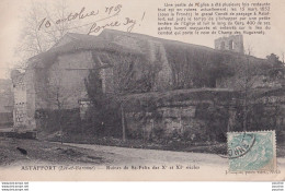 Delcampe - L24-47) ASTAFFORT - RUINES  SAINT - FELIX - CHAMP DIT DES HUGUENOTS  - EN 1905 - Astaffort
