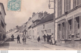 Delcampe - L18-89) VILLENEUVE  LA  GUYARD - YONNE - POSTES ET TELEGRAPHES  - ANIMATION - HABITANTS - Villeneuve-la-Guyard