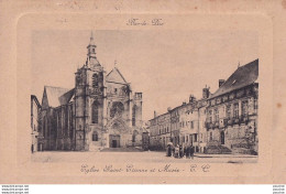 Delcampe - L19-55) BAR LE DUC - EGLISE  SAINT - ETIENNE  ET  MUSEE - EN 1914 -  ( 2 SCANS ) - Bar Le Duc