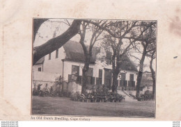 Delcampe - L18- CAPE COLONY - AFRIQUE DU SUD - AN  OLD  DUTCH  DWELLING  - ( 2 SCANS ) - Südafrika