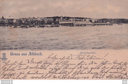 Delcampe - L18-55)  AHLBECK - GRUSS AUSS -  STRANDPARTHIE   - EN 1899.  - ( 2 SCANS ) - Usedom