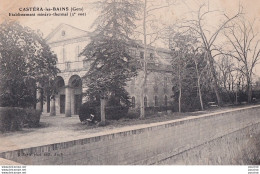 Delcampe - L2-32) CASTERA LES BAINS - GERS - ETABLISSEMENT MINERO THERMAL - 2° VUE - EN 1906 - ( 2 SCANS ) - Castera