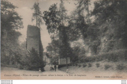 Delcampe - L1-88) CHATEAU D ' EPINAL - VOSGES - PILIERS DU PASSAGE COUVERT RELIANT LE DONJON A LA TOUR DE LESPINOUS - ( 2 SCANS ) - Epinal