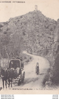 Delcampe - L29-63)  MONTAIGUT LE BLANC - LA TOUR DE ROGNON.AVEC ATTELAGE - ( 2 SCANS ) - Montaigut