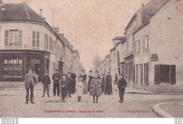 Delcampe - L38-89) VILLENEUVE LA GUYARD - YONNE - FAUBOURG DE SENS  - ANIMATION - ECOLIERS  - HABITANTS  - ( 2 SCANS ) - Villeneuve-la-Guyard