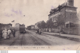 Delcampe - L6-35) SAINT-  BRIAC - LE TRAMWAY ET  L  ' HOTEL DE LA HOULE - EN 1916 - ( 2 SCANS ) - Saint-Briac