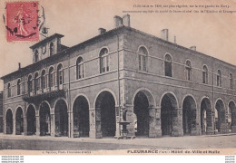 Delcampe - L6-32) FLEURANCE - GERS - HOTEL DE VILLE ET HALLE - EN 1907 - Fleurance