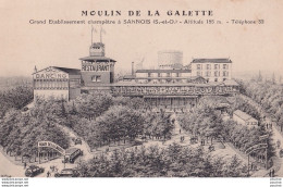 Delcampe - L5-95) SANNOIS - MOULIN DE LA GALETTE - GRAND ETABLISSEMENT CHAMPETRE - RESTAURANT - DANCING - ( 2 SCANS ) - Sannois