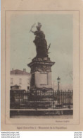 Delcampe - L4-47) AGEN - MONUMENT  DE LA REPUBLIQUE - EDITION LAFITTE - EN  F.M  1914 - ( 2 SCANS ) - Agen