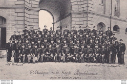 Delcampe - MILITARIA - PARIS - REGIMENT - MUSIQUE DE LA GARDE REPUBLICAINE - CHEF: Mr GABRIEL PARES -  ( 2 SCANS ) - Regimente
