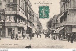 Delcampe - L32-84) AVIGNON -  RUE DE LA REPUBLIQUE  - ANIMATION - COMMERCES - Avignon