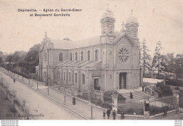 Delcampe - L21-08) CHARLEVILLE - EGLISE DU SACRE COEUR ET BOULEVARD GAMBETTA - ( 2 SCANS ) - Charleville