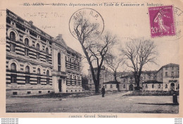 Delcampe - 47) AGEN - ARCHIVES DEPARTEMENTALES ET L ' ECOLE PRATIQUE DE COMMERCE ET D ' INDUSTRIE - ANCIEN GRAND SEMINAIRE - Agen